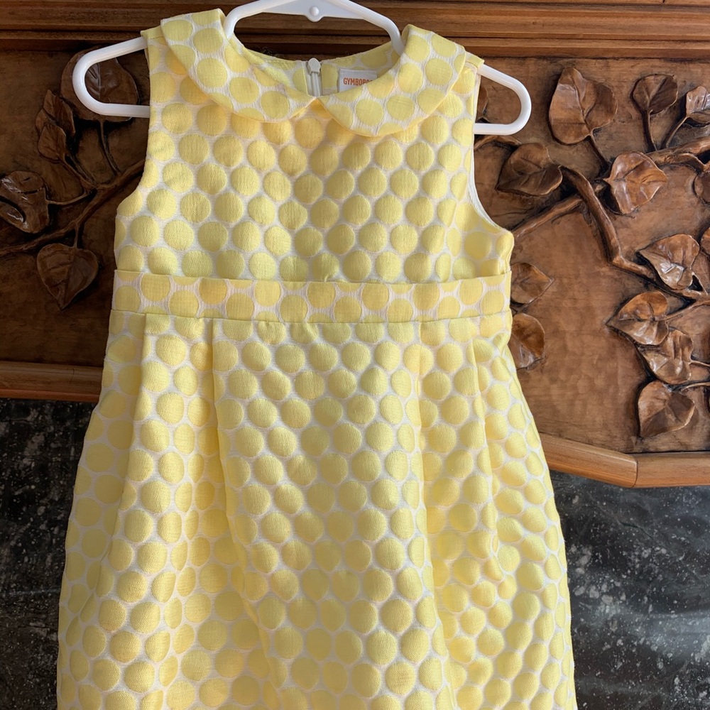 Easter Sleeveless Dress, Peter Pan collar